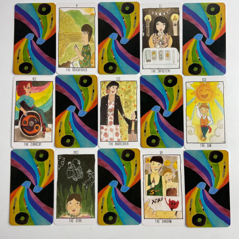 Карти Таро The Quirky Creatives Tarot Химерні Креативники зменшена колода