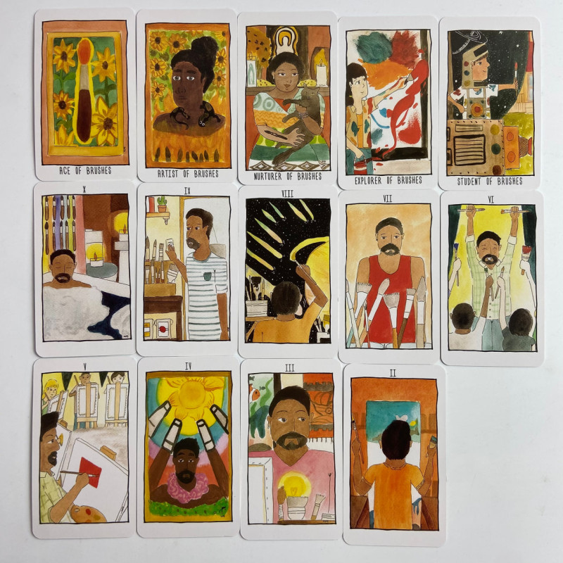Карти Таро The Quirky Creatives Tarot Химерні Креативники зменшена колода