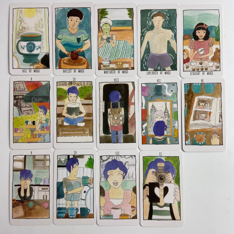 Карти Таро The Quirky Creatives Tarot Химерні Креативники зменшена колода