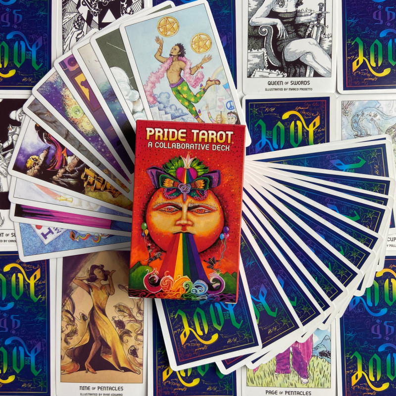 Карты Таро Pride Tarot «Гордость», уменьшенная колода, тематика LGBTQ+