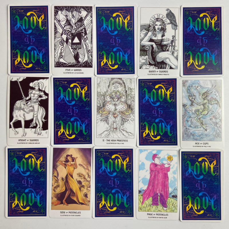 Карты Таро Pride Tarot «Гордость», уменьшенная колода, тематика LGBTQ+