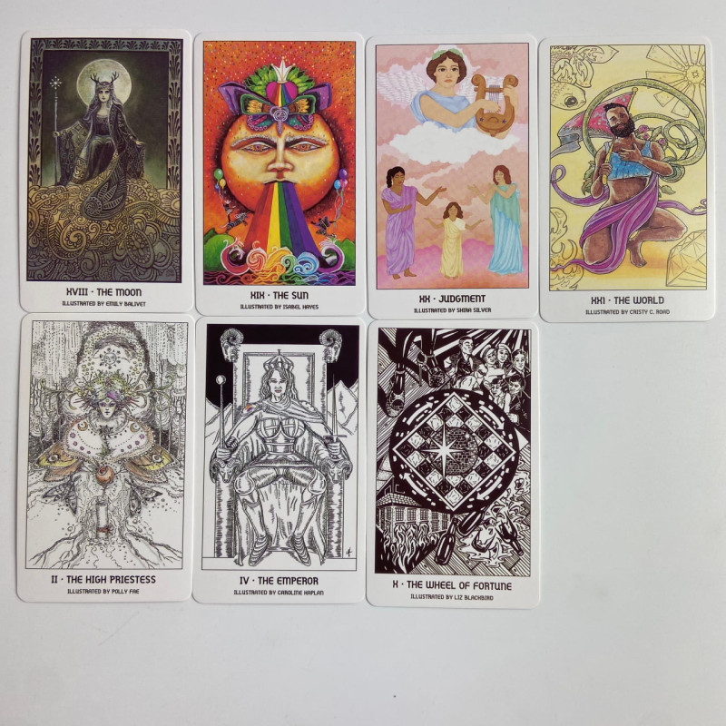 Карты Таро Pride Tarot «Гордость», уменьшенная колода, тематика LGBTQ+