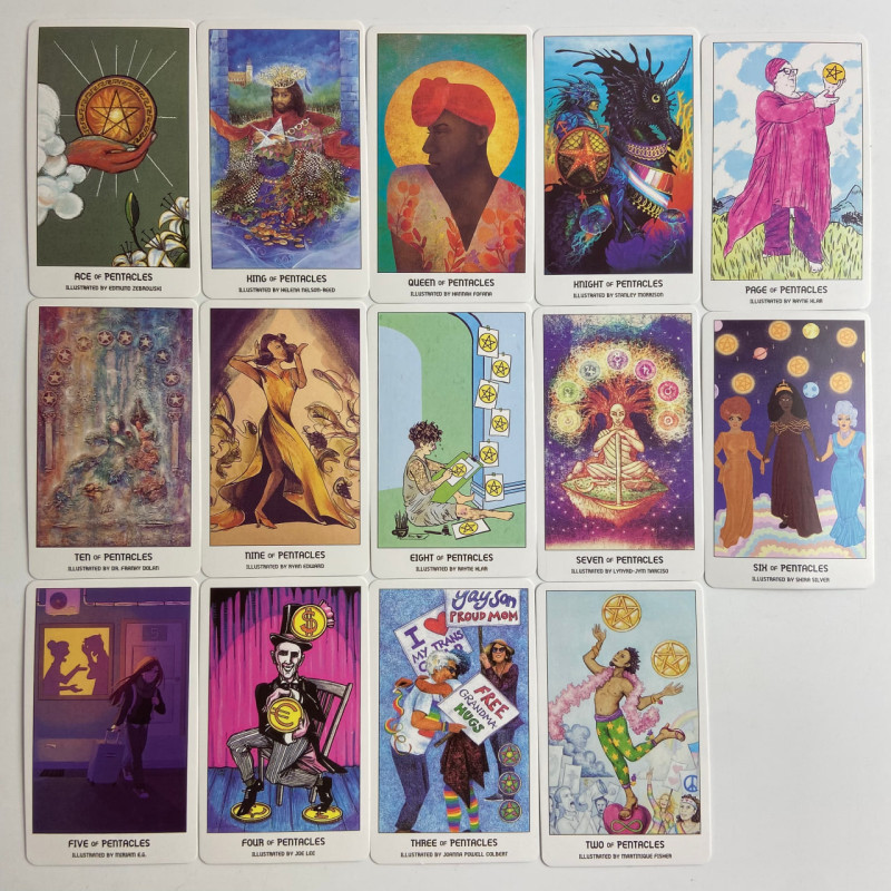 Карты Таро Pride Tarot «Гордость», уменьшенная колода, тематика LGBTQ+