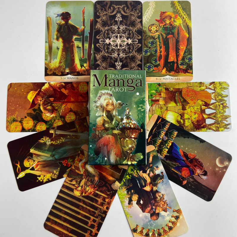 Карти Таро Traditional Manga Tarot Традиційна Манга в стилі манга Райдера-Вейта