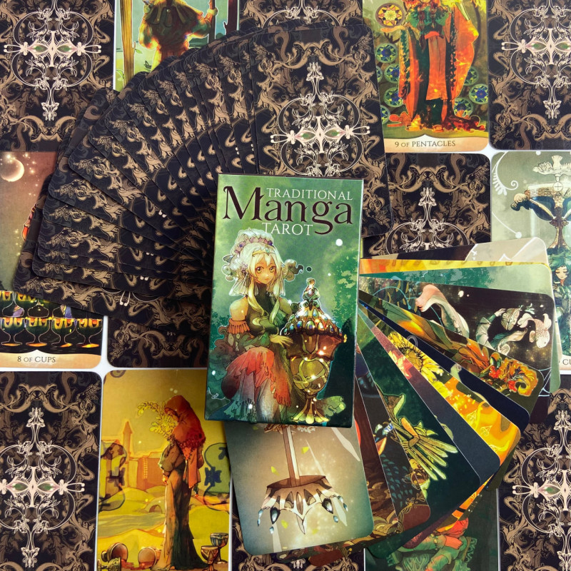 Карти Таро Traditional Manga Tarot Традиційна Манга в стилі манга Райдера-Вейта