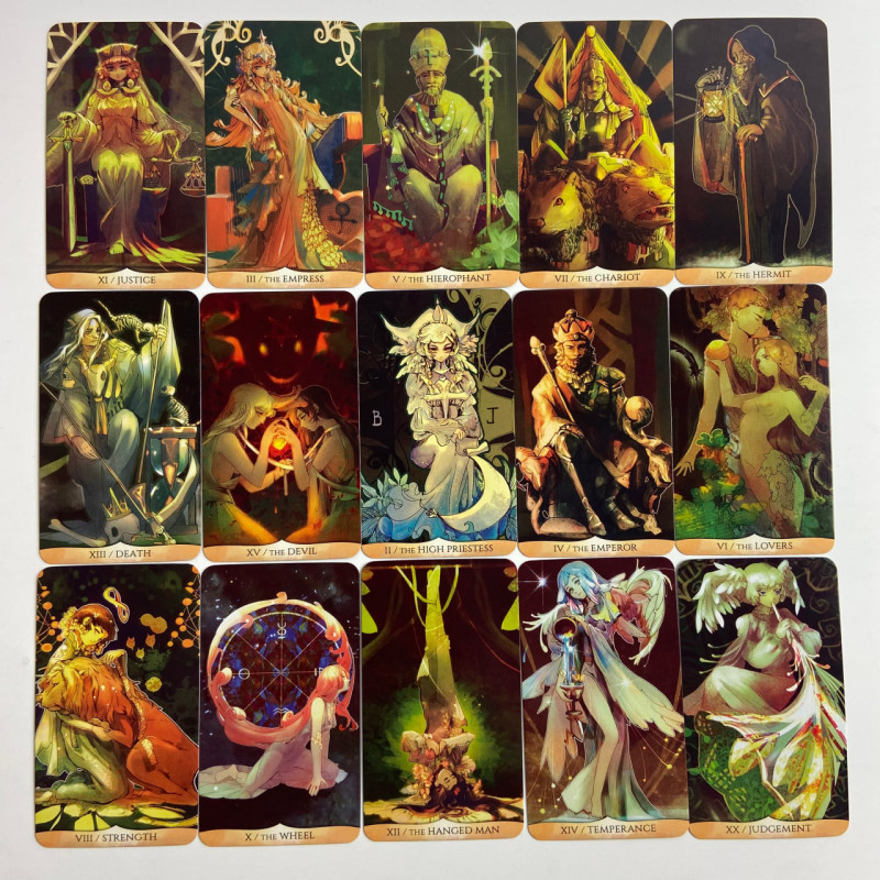 Карти Таро Traditional Manga Tarot Традиційна Манга в стилі манга Райдера-Вейта
