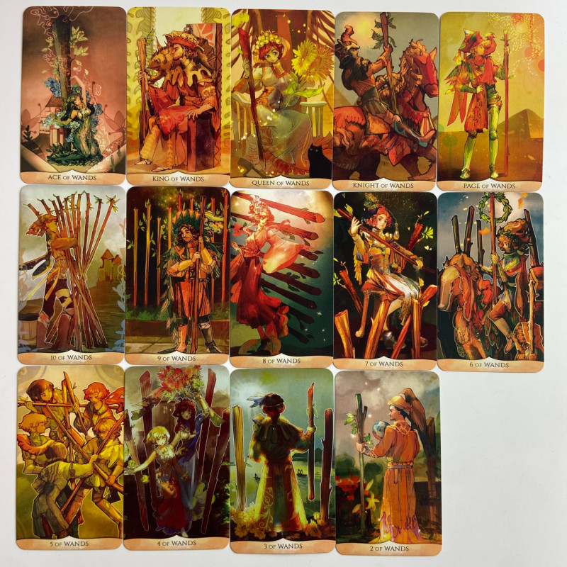 Карти Таро Traditional Manga Tarot Традиційна Манга в стилі манга Райдера-Вейта
