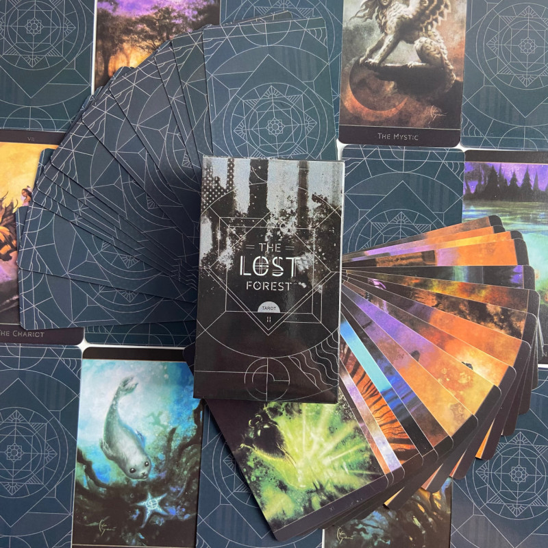 Карти Таро The Lost Forest Tarot Загубленого Ліса зменшена колода Уейта