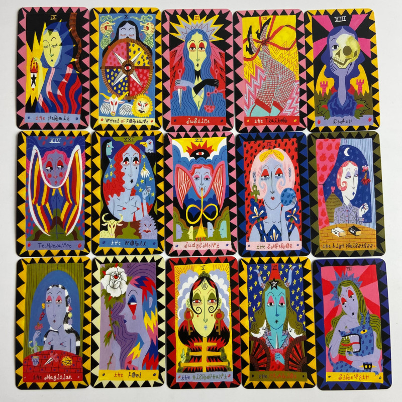 Карти Таро The Gentle Thrills Tarot Ніжних Трепетних Почуттів зменшена колода