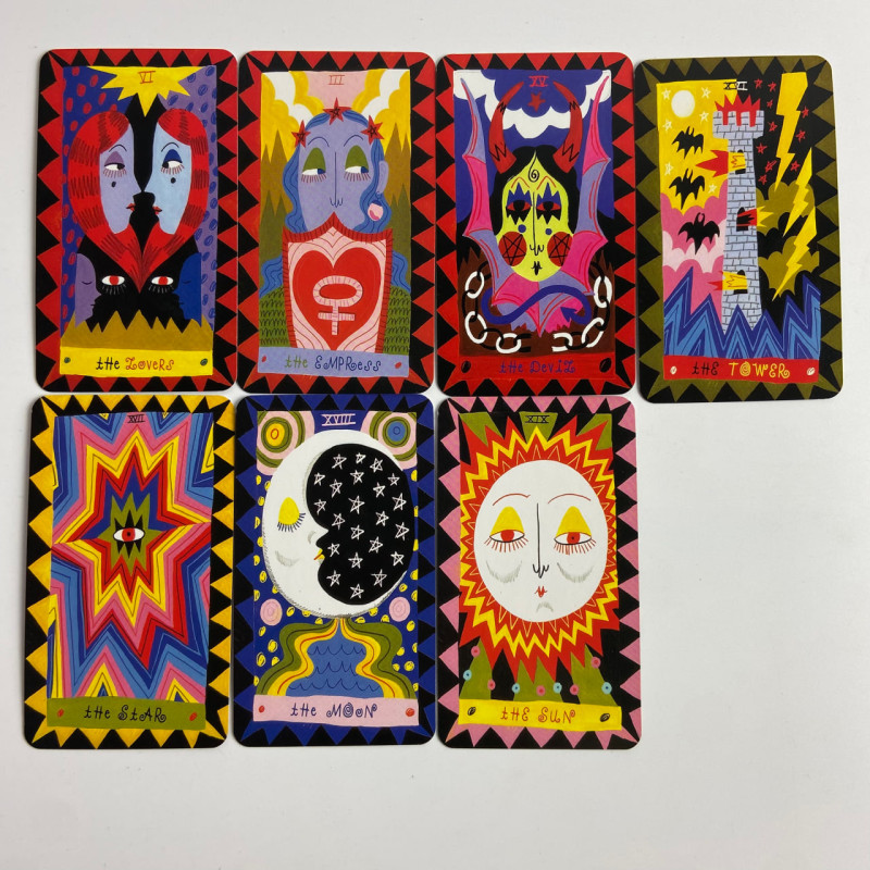 Карти Таро The Gentle Thrills Tarot Ніжних Трепетних Почуттів зменшена колода