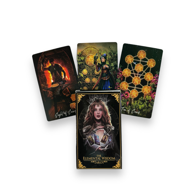 Карты Таро The Elemental Wisdom Tarot Мудрость Элементалей уменьшенная колода Райдера-Уэйта