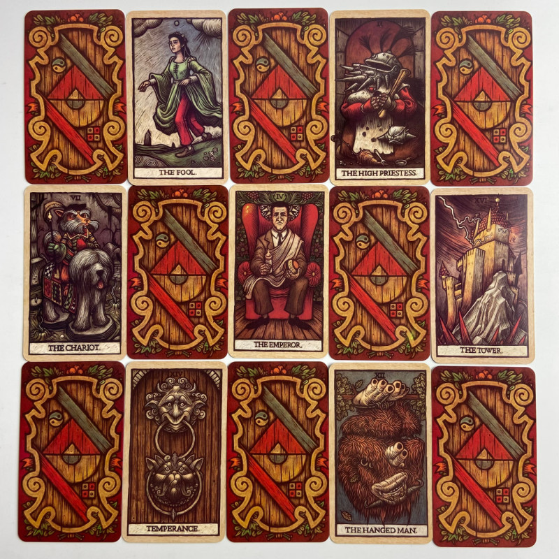 Карты Таро Labyrinth Tarot «Лабиринт» тематическая коллекционная колода