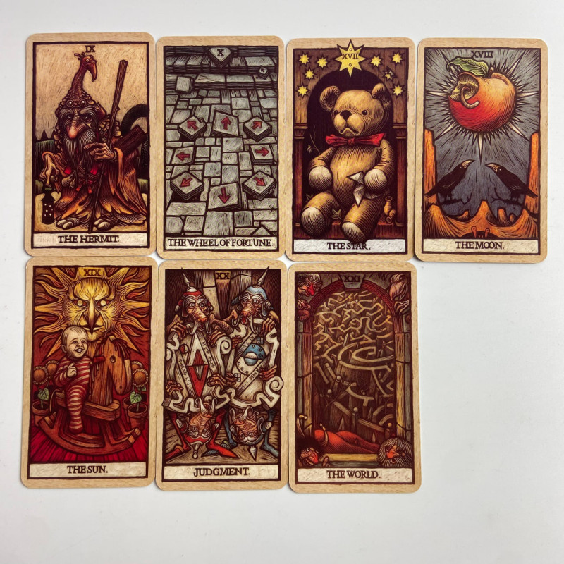 Карты Таро Labyrinth Tarot «Лабиринт» тематическая коллекционная колода