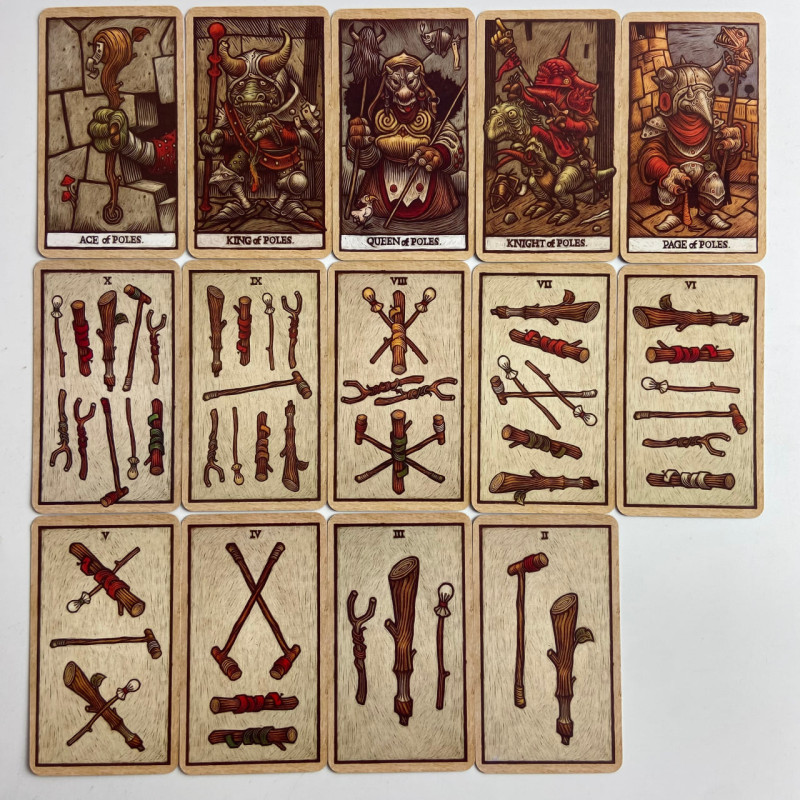 Карты Таро Labyrinth Tarot «Лабиринт» тематическая коллекционная колода
