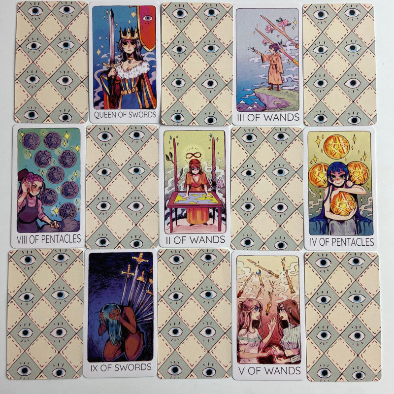 Карты Таро Britt's Third Eye Tarot «Третий глаз Бритт», уменьшенный формат