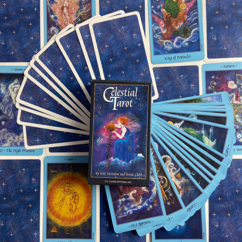 Карты Таро Celestial Tarot «Небесное Таро» с астрологической символикой (уменьшенные)