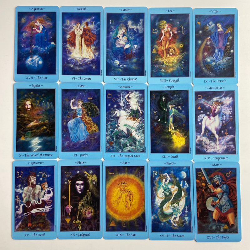Карты Таро Celestial Tarot «Небесное Таро» с астрологической символикой (уменьшенные)