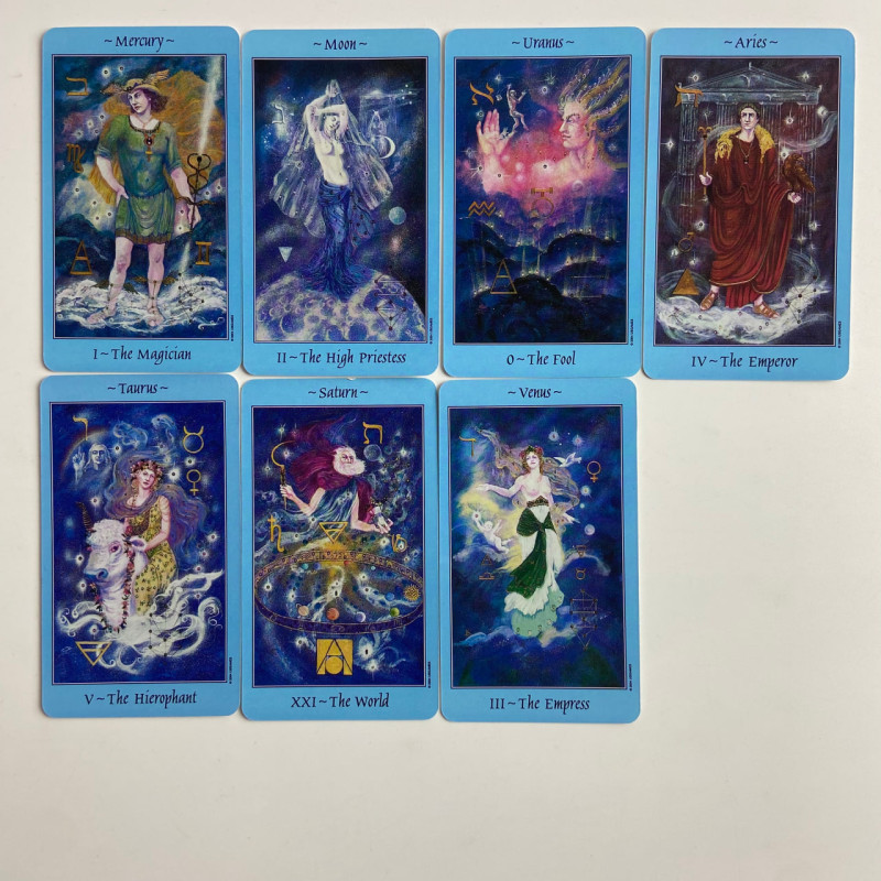 Карты Таро Celestial Tarot «Небесное Таро» с астрологической символикой (уменьшенные)