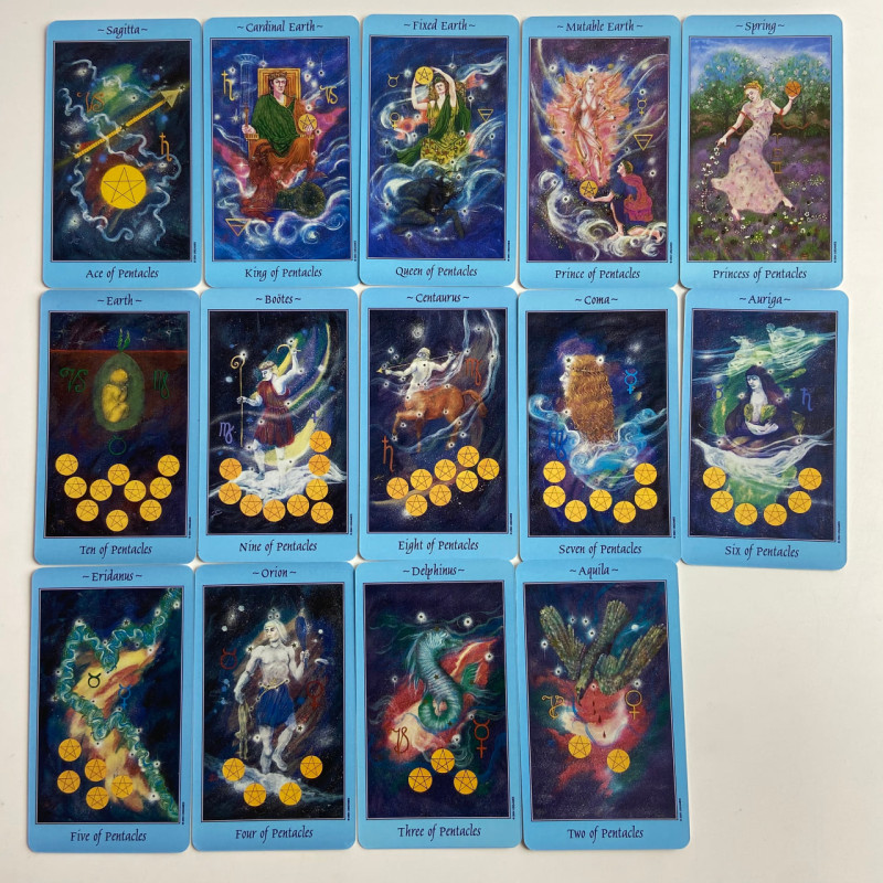 Карты Таро Celestial Tarot «Небесное Таро» с астрологической символикой (уменьшенные)