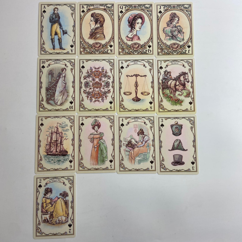 Карти Таро A Jane Austen Tarot Джейн Остін зменшена колода англійською
