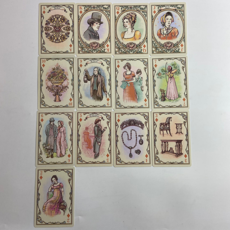 Карти Таро A Jane Austen Tarot Джейн Остін зменшена колода англійською