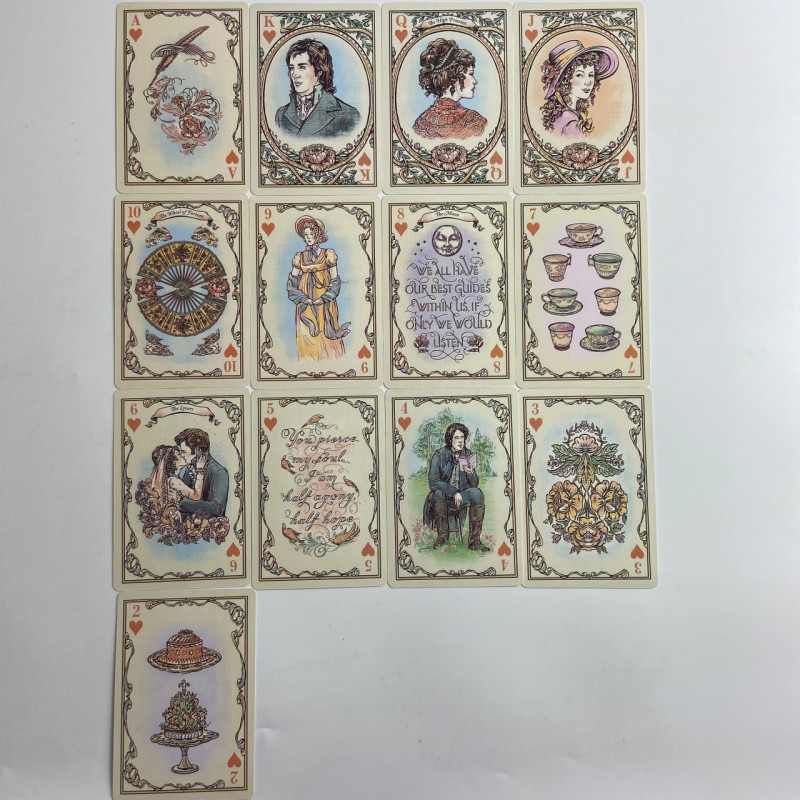 Карти Таро A Jane Austen Tarot Джейн Остін зменшена колода англійською