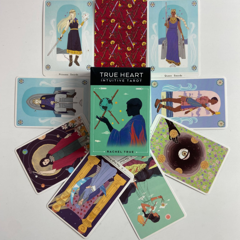 Карты Таро True Heart Intuitive Tarot Интуитивное правдивого сердца уменьшенная колода