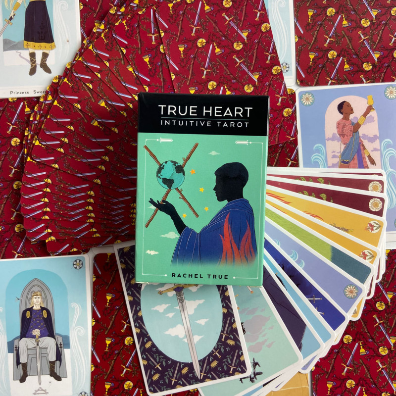 Карты Таро True Heart Intuitive Tarot Интуитивное правдивого сердца уменьшенная колода