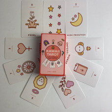 Карты Таро Kawaii Tarot в японском стиле каваи, мини-колода