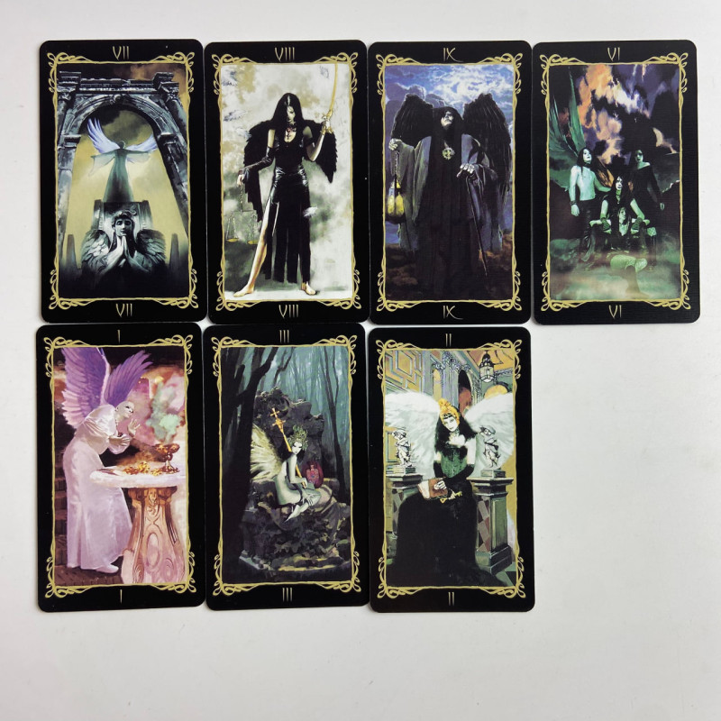 Карты Таро Dark Angels Tarot Тёмные Ангелы уменьшенная колода