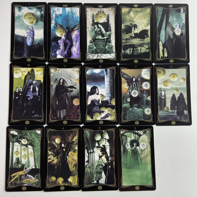 Карты Таро Dark Angels Tarot Тёмные Ангелы уменьшенная колода