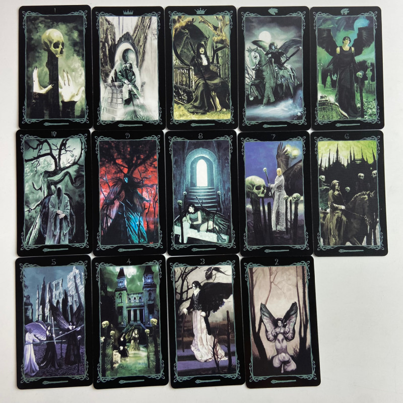 Карты Таро Dark Angels Tarot Тёмные Ангелы уменьшенная колода