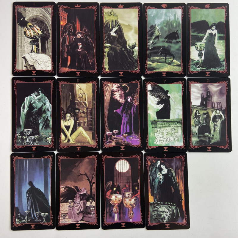 Карты Таро Dark Angels Tarot Тёмные Ангелы уменьшенная колода