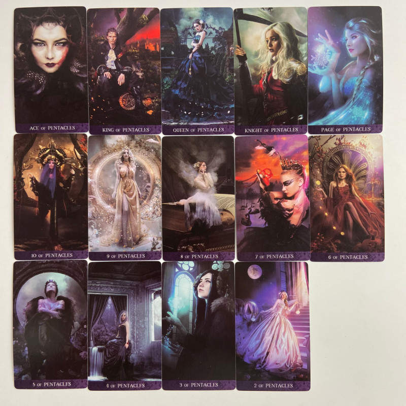 Карты Таро Ночи Tarot De La Nuit уменьшенная колода по системе Райдера-Уэйта