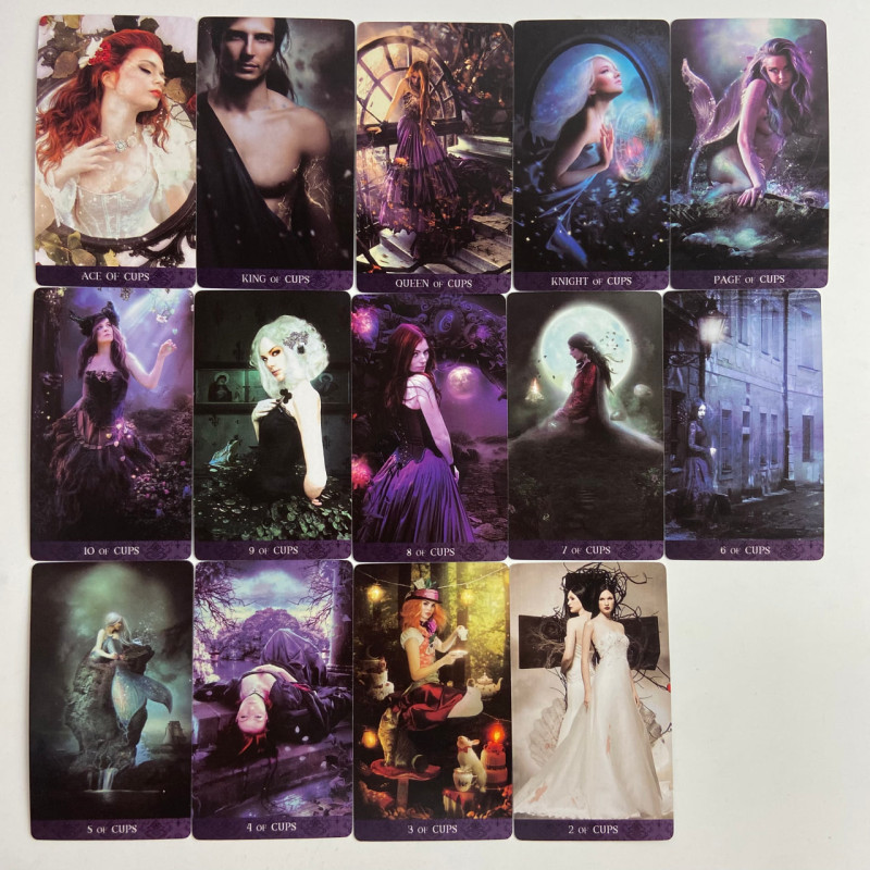 Карты Таро Ночи Tarot De La Nuit уменьшенная колода по системе Райдера-Уэйта