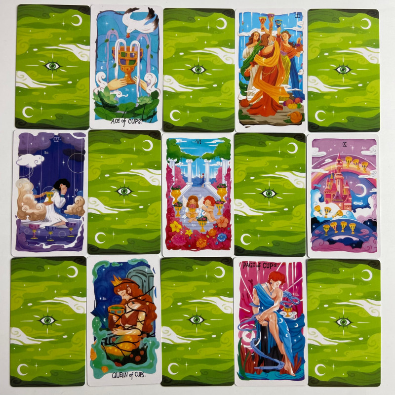 Карты Таро Sleepwalker’s Tarot «Лунатиков» уменьшенная колода на английском