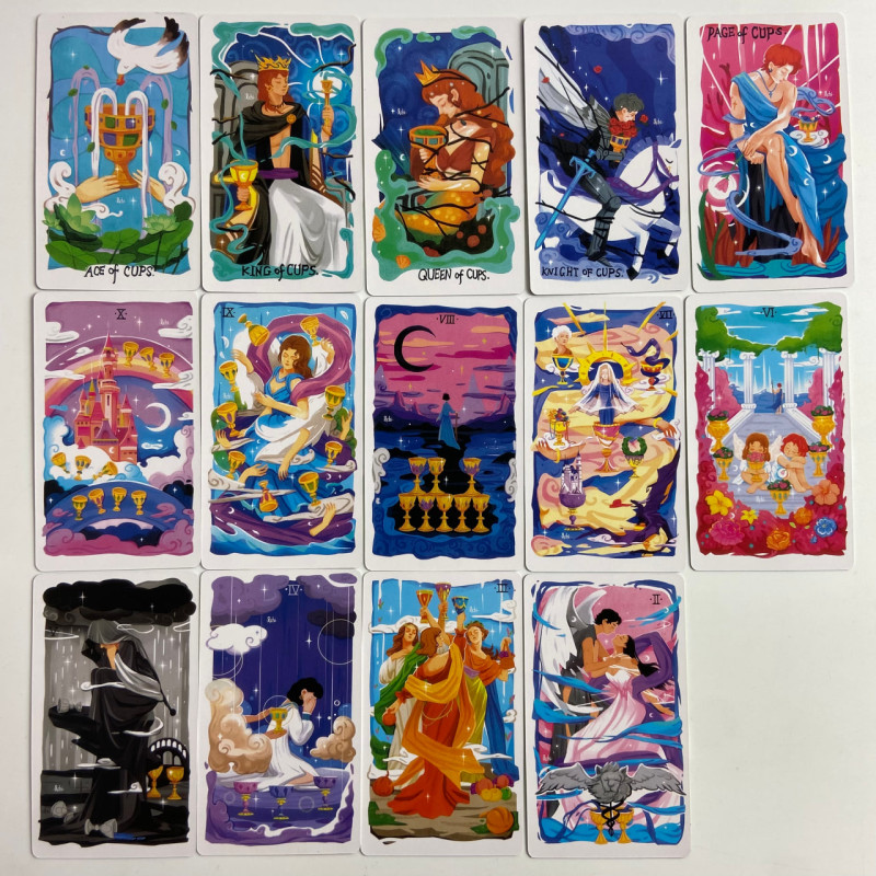 Карты Таро Sleepwalker’s Tarot «Лунатиков» уменьшенная колода на английском