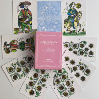Карты Таро Marshmallow Tarot Зефир марсельский стиль пастельная колода