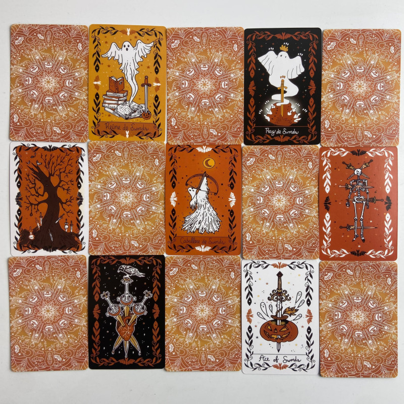 Карти Таро Happy Halloween Tarot Щасливого Хеллоуїна англійською мовою