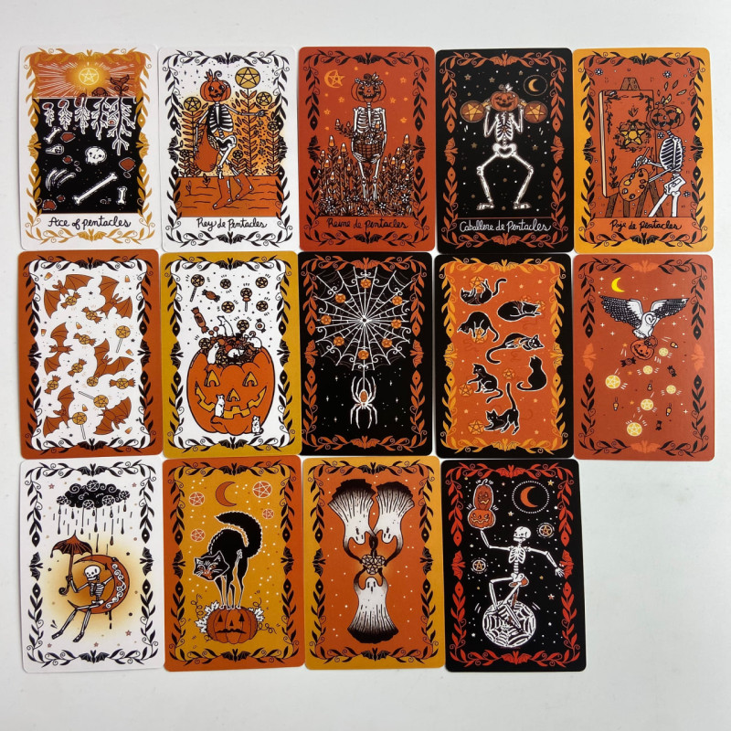Карти Таро Happy Halloween Tarot Щасливого Хеллоуїна англійською мовою