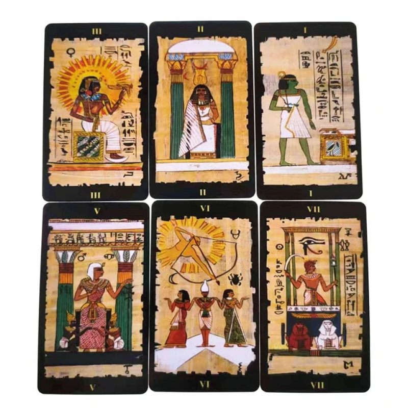 Карты Таро Egyptian Tarot Сильвано Алазия, египетская колода, уменьшенная