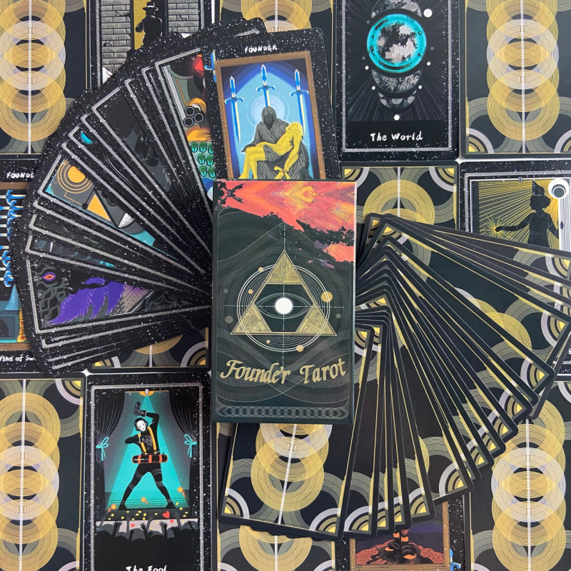 Карты Таро Founder Tarot (Таро Основателя), уменьшенная колода на английском языке