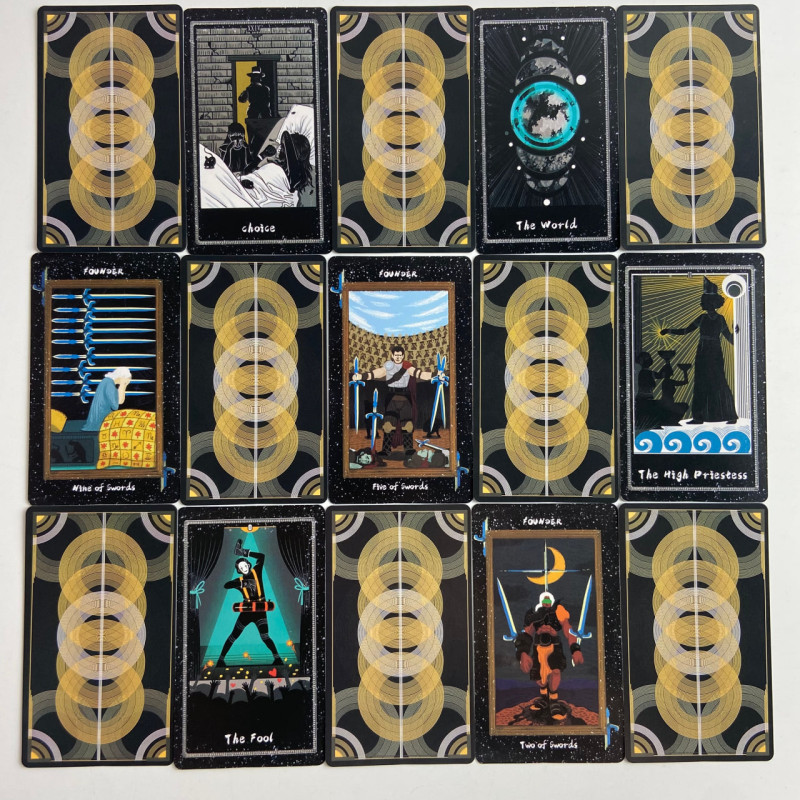 Карты Таро Founder Tarot (Таро Основателя), уменьшенная колода на английском языке