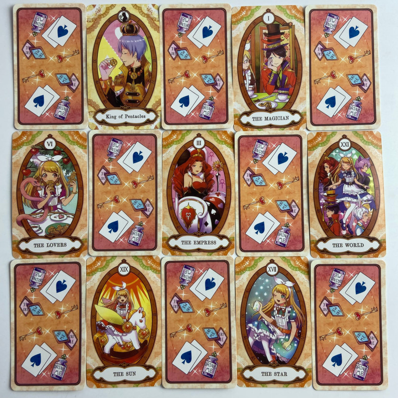 Карти Таро Alice in Luna’s Tarot Аліса в країні чудес аніме колода