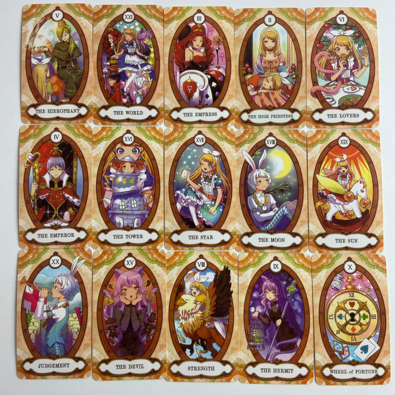 Карти Таро Alice in Luna’s Tarot Аліса в країні чудес аніме колода