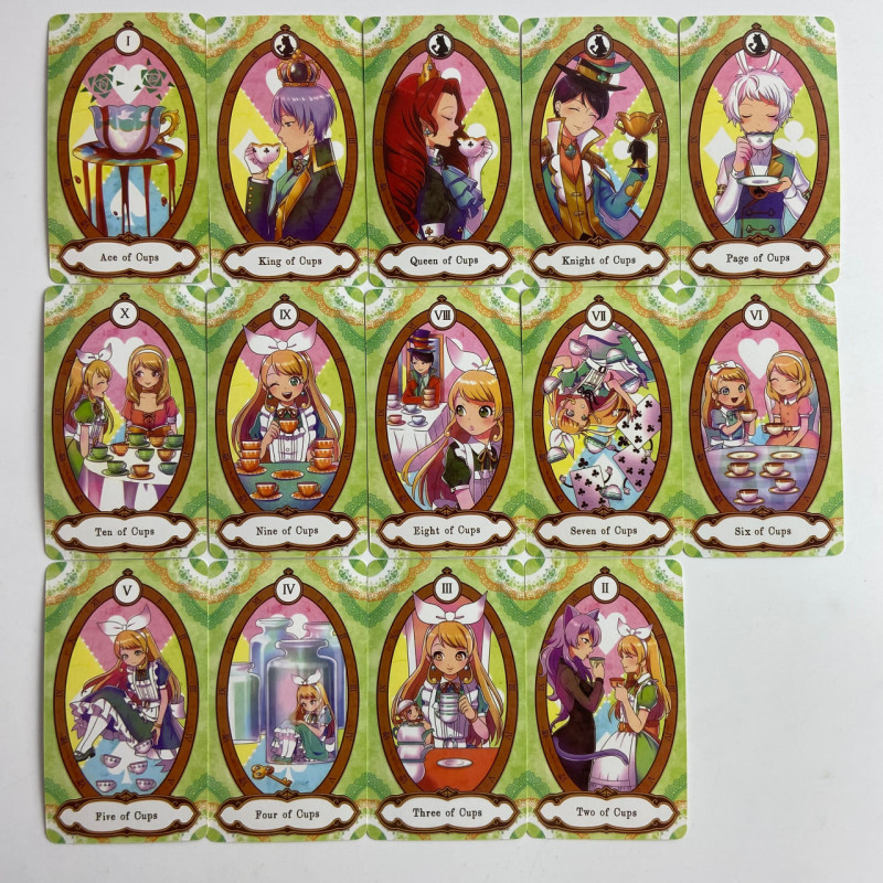 Карти Таро Alice in Luna’s Tarot Аліса в країні чудес аніме колода