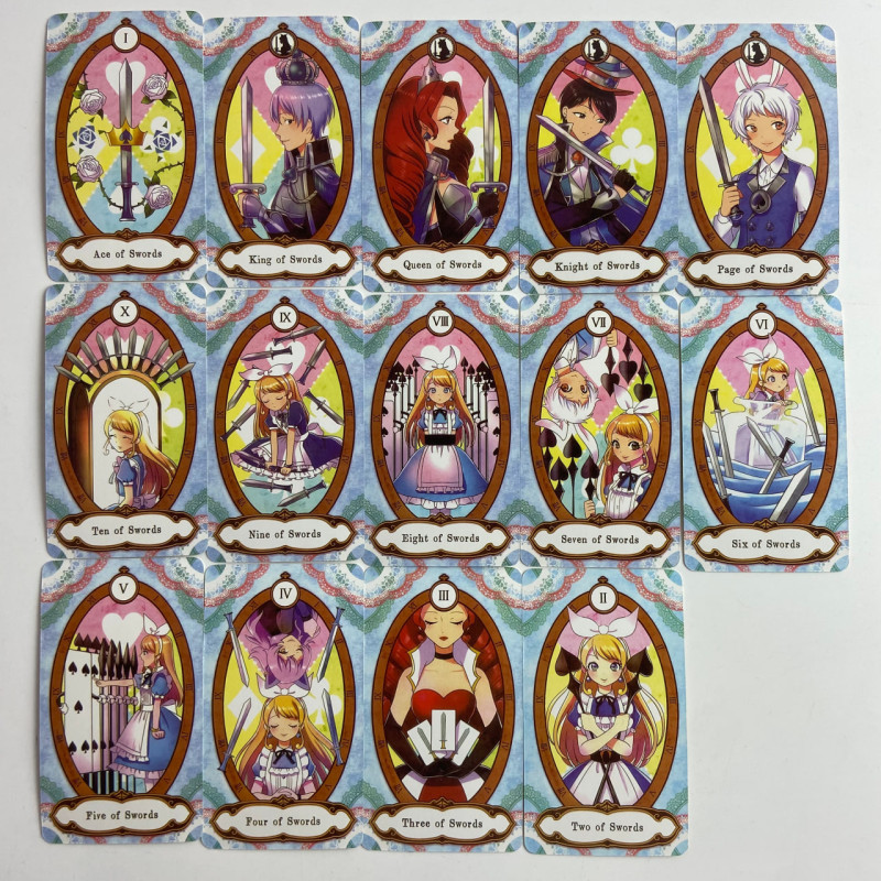 Карти Таро Alice in Luna’s Tarot Аліса в країні чудес аніме колода
