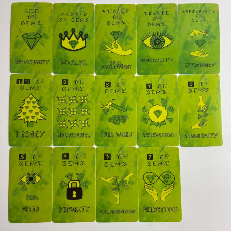 Карты Таро Prism Tarot «Призма» — уменьшенная колода с голографической окантовкой