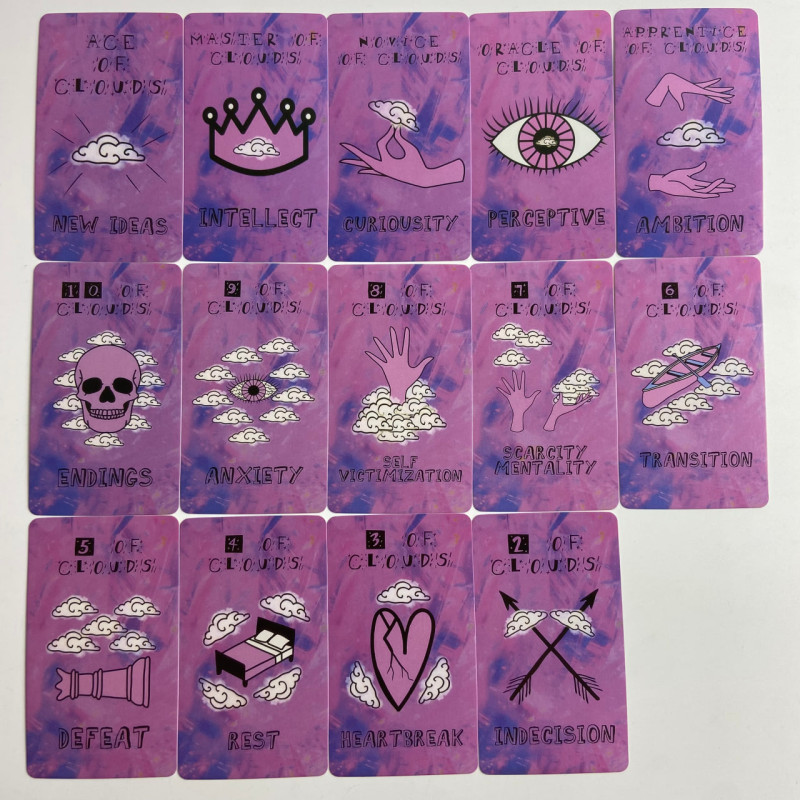 Карты Таро Prism Tarot «Призма» — уменьшенная колода с голографической окантовкой