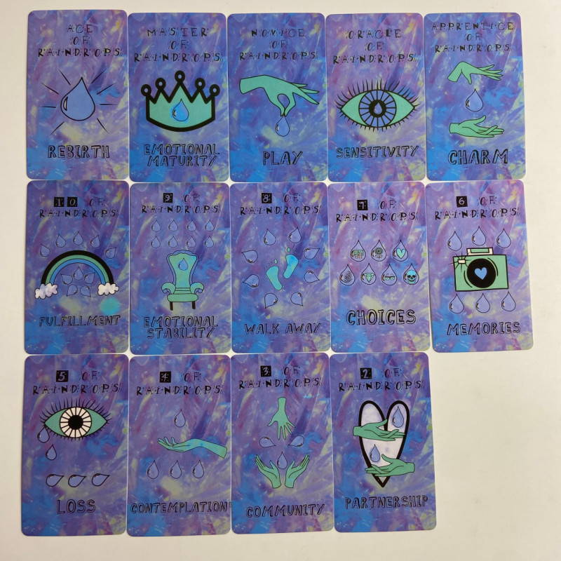 Карты Таро Prism Tarot «Призма» — уменьшенная колода с голографической окантовкой